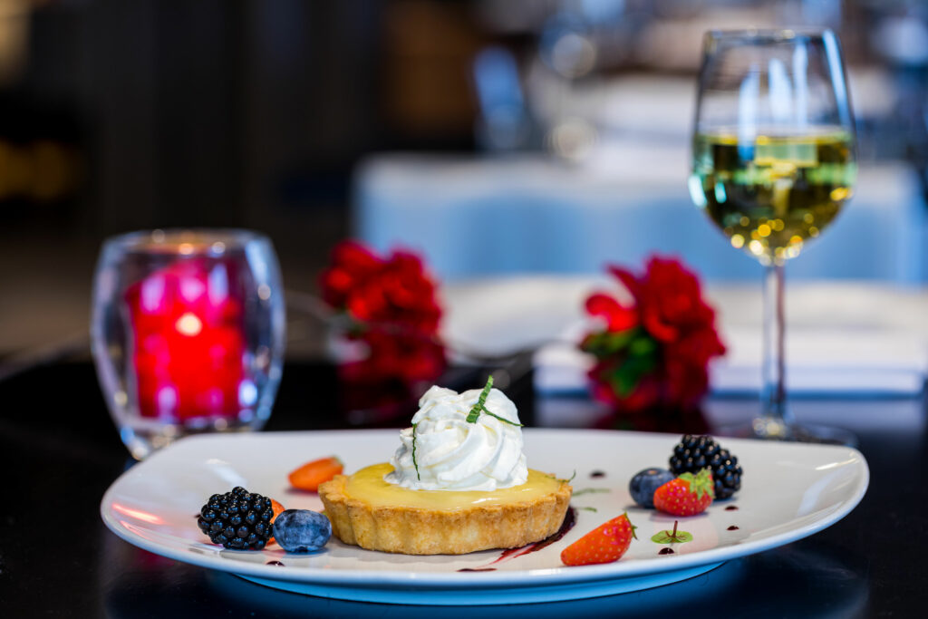 Dessert bij Postillion Hotel Dordrecht